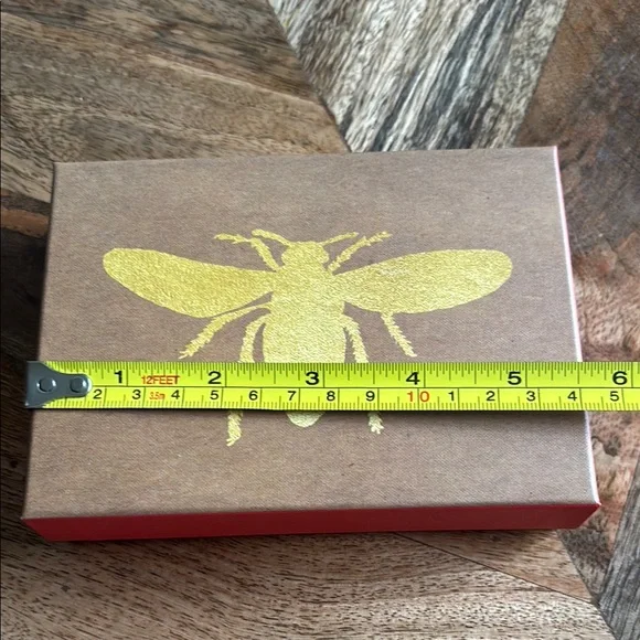 Red and Gold Bee Note Card Set - Picture 9 of 11